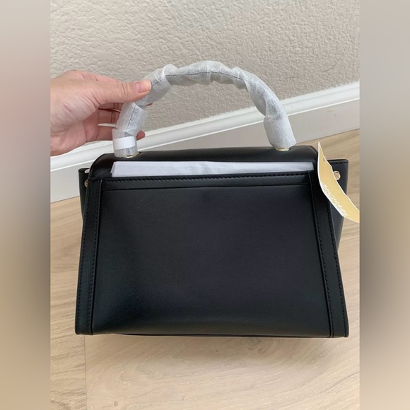 NWT MICHAEL Michael Kors Whitney Polished Leather Top Handle Satchel - Picture 8 of 15